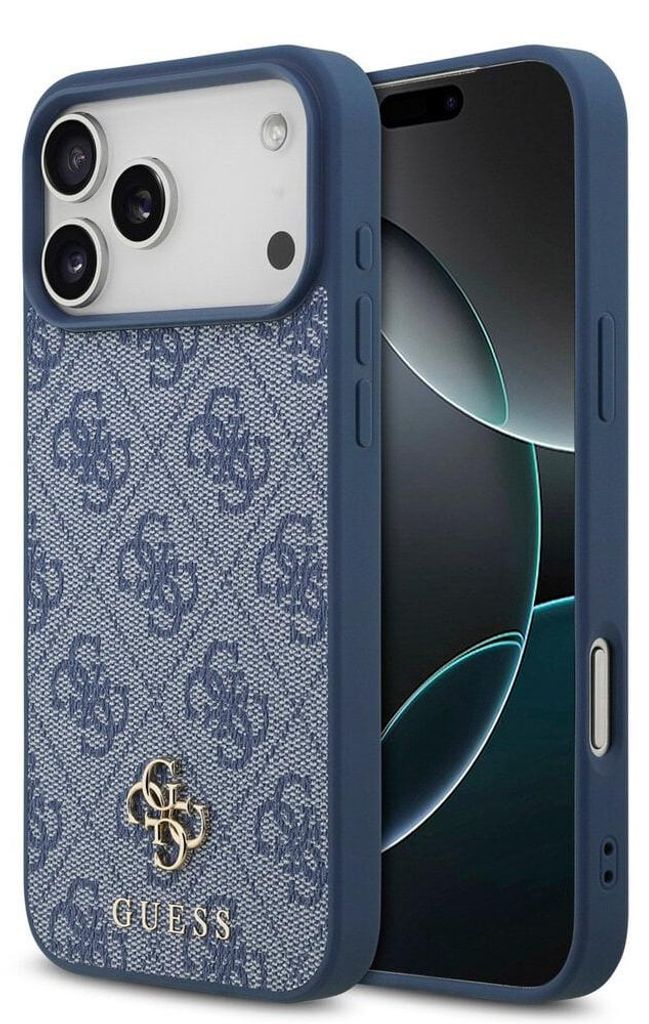 Custodia Guess con cover posteriore - iPhone 17 Pro - Blu - Immagine del prodotto 