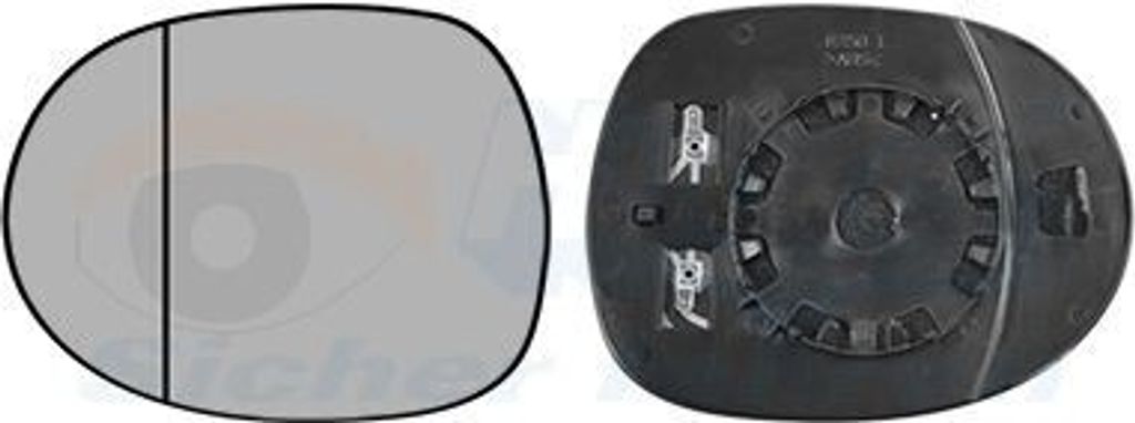 VAN WEZEL 2580837 - OE 76253SMGG31 Außenspiegelglas, links für Civic VIII