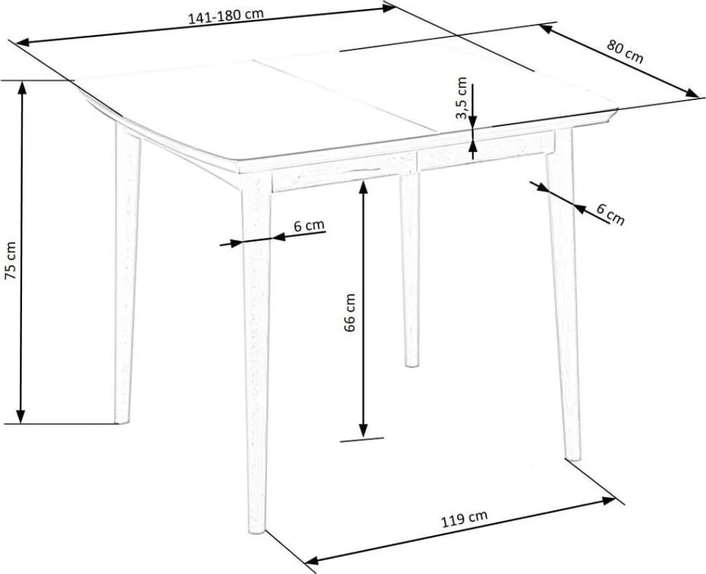 Table pliante Barret : la solution contre l'encombrement des petits espaces - 12