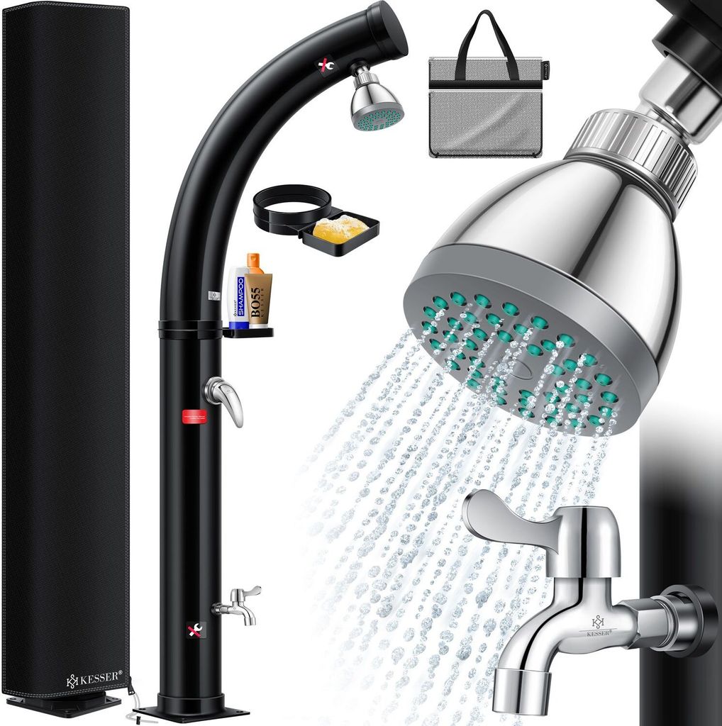 KESSER® Solar Gartendusche Solardusche Bogen mit Produktbild 