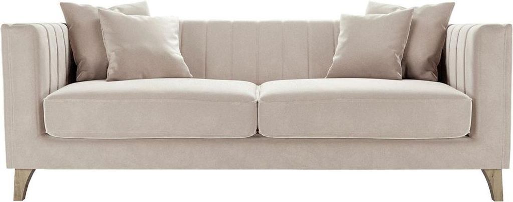 3-Sitzer-Sofa Barra-Velluto 2-wax-black