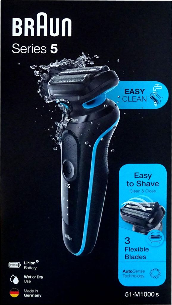 Braun 51-M1000s mit 3 flexiblen Klingen Produktbild 