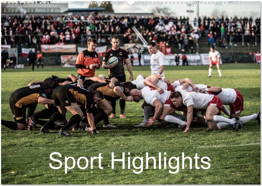 Sport Highlights (Wandkalender 2026 DIN A2 quer), CALVENDO Monatskalender
