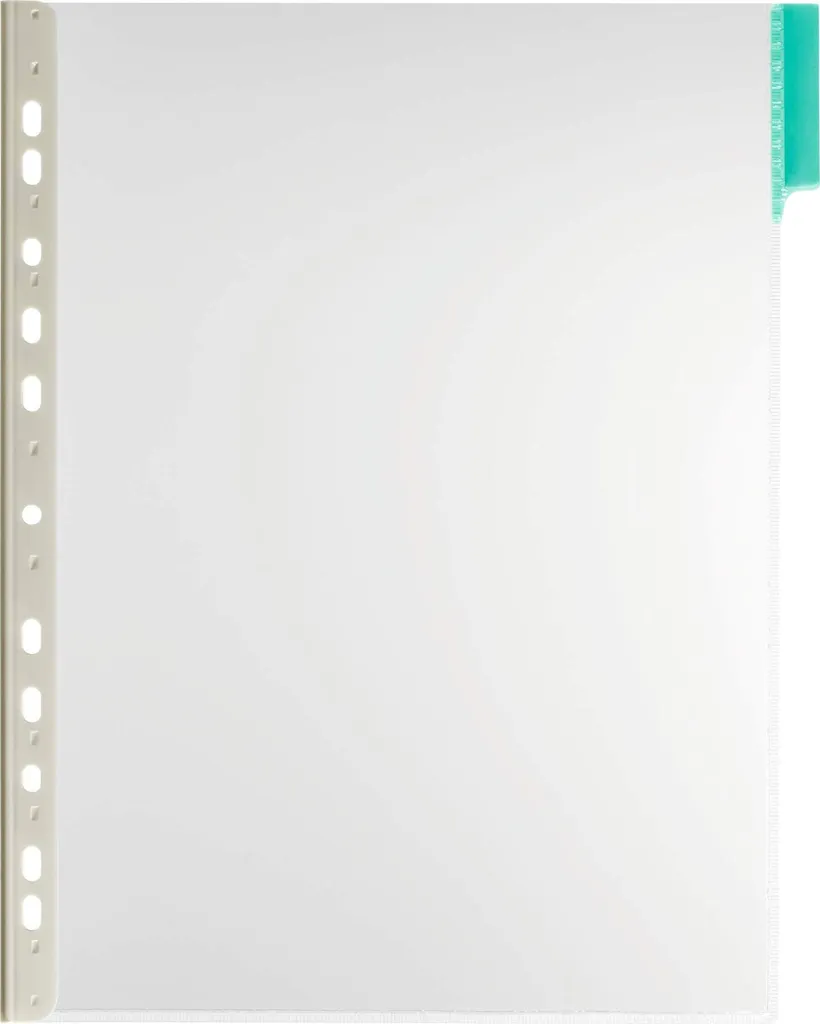 Plaque de consultation A4 pour Supports Muraux et Pupitres Onglet Vert