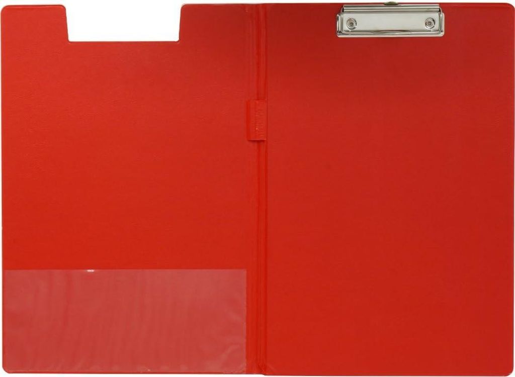 Klemmbrett mit Umschlag - Metallklemme - 1 Stück - Schwarz - PP