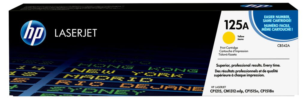 Žltá originálna tonerová kazeta HP 125A LaserJet Obrázok produktu 