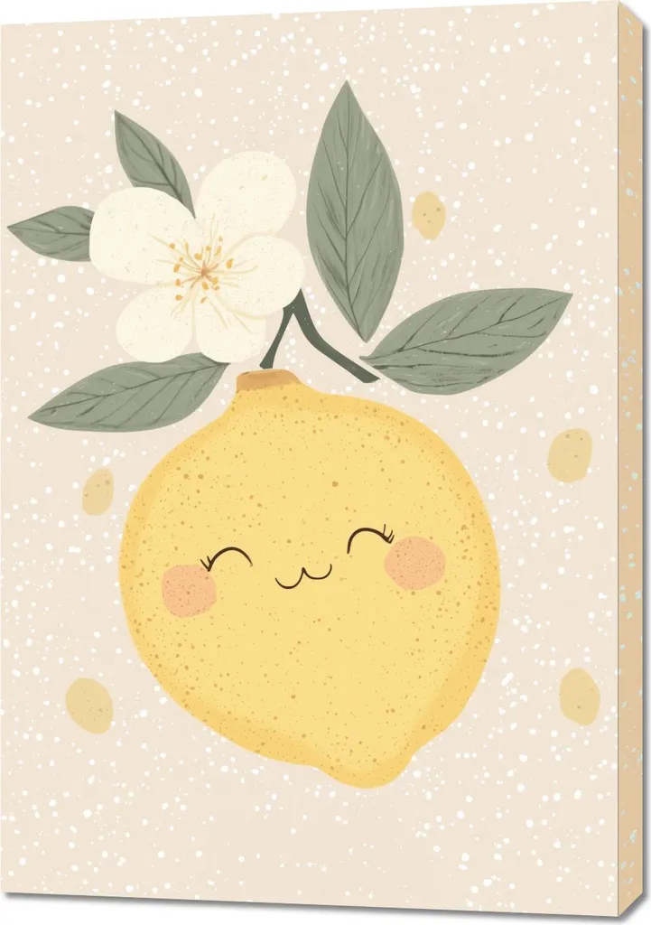Quadro 70x100 cm Motivi per bambini, bambine e bambini - Agrumi