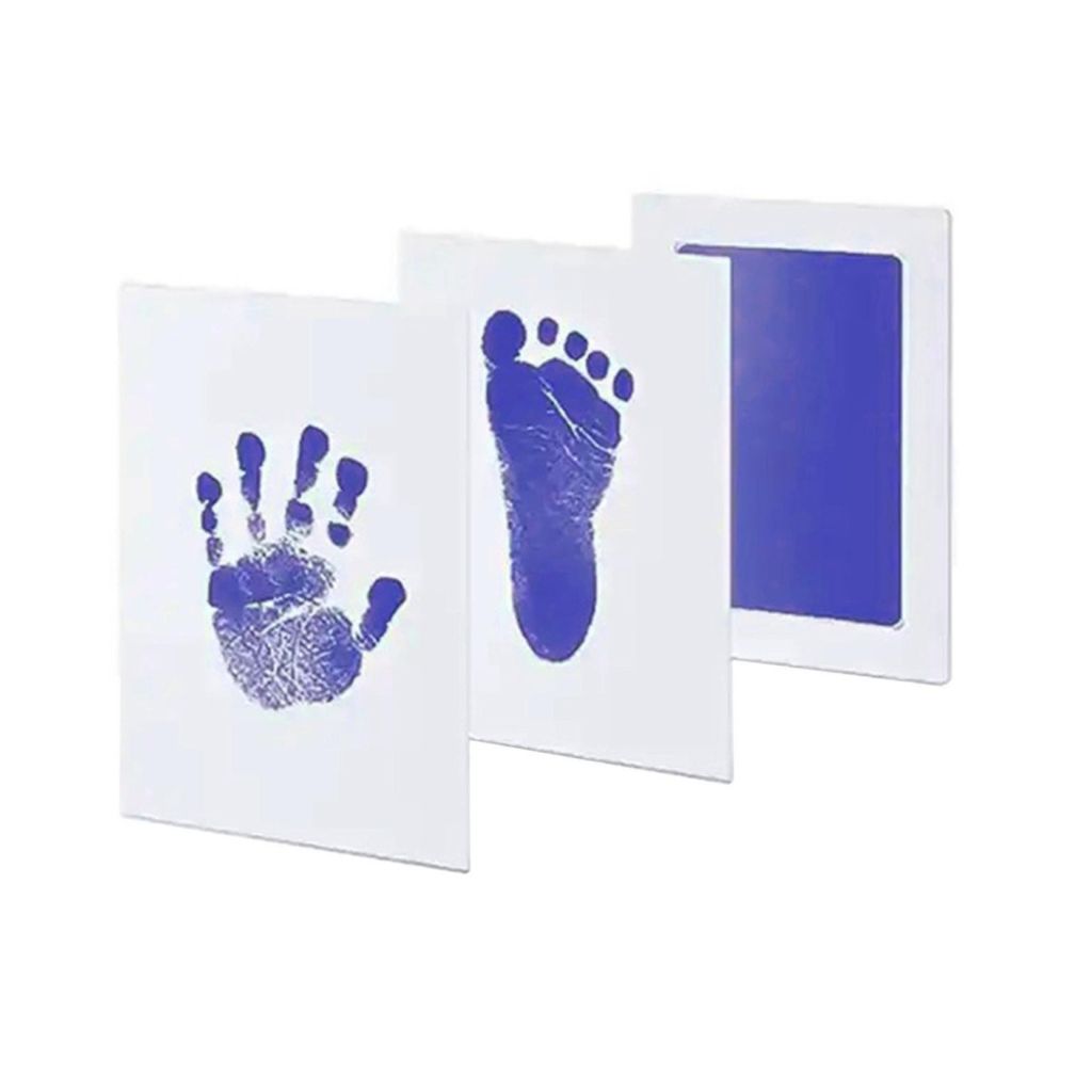 Kreativset zur Herstellung von Babyabdrücken - blaue Tinte