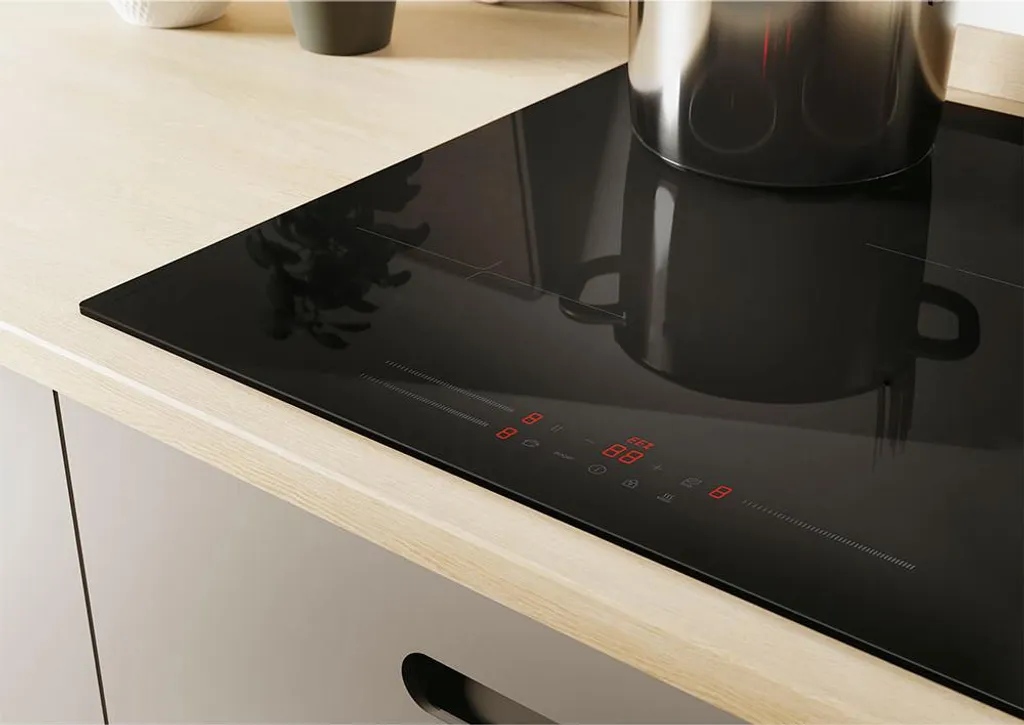 Table induction Candy CI633MCBB 7200 W à commandes tactiles - Noir 60cm - 6