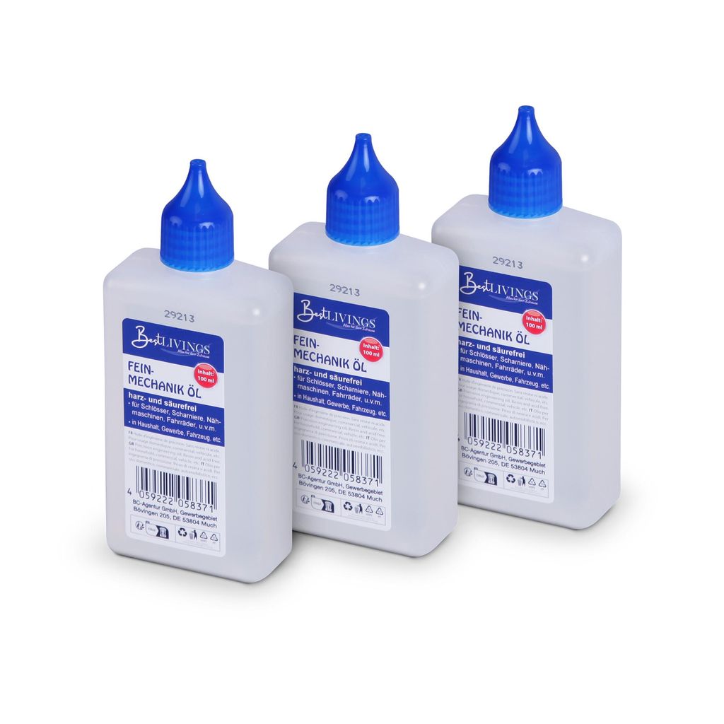Feinmechaniköl 3x100ml – Universalöl harzfrei & Produktbild 