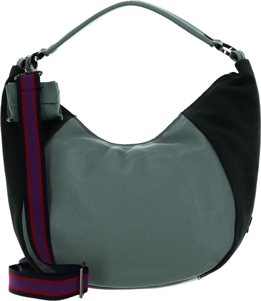 Sac à Épaule Gabs Penelope en Cuir Ruga Crosta Noir Design Bicolore Timo