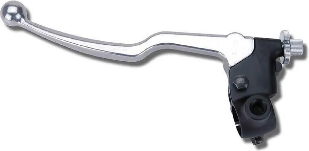 Commande d'embrayage moto Domino Tourer avec levier et support en noir