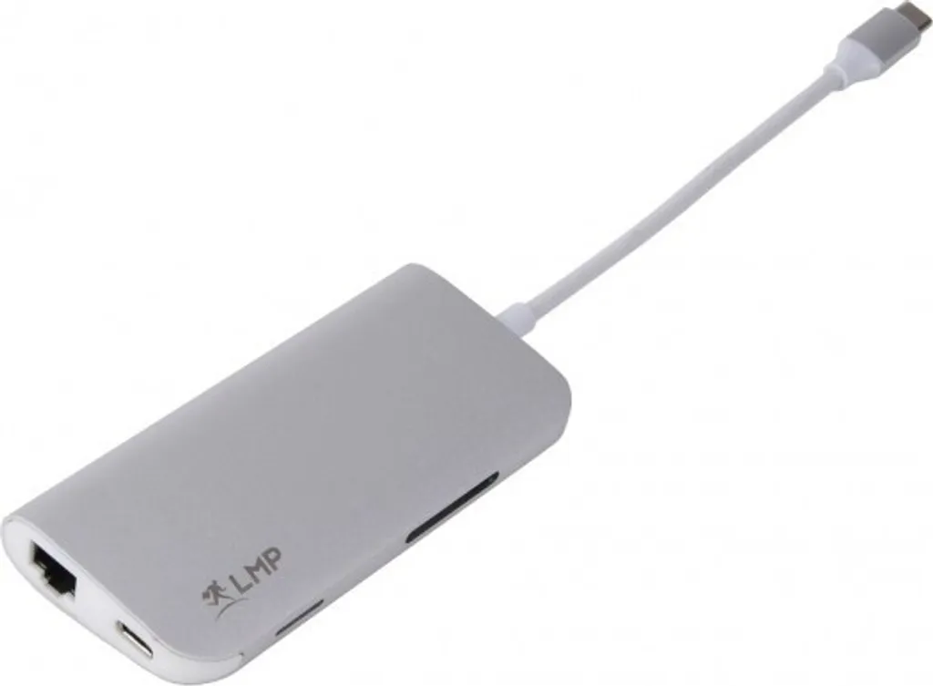 Station d'accueil USB 3.2 Gen 1 Type-C LMP haute vitesse Argent Blanc
