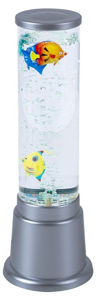 RGB LED Wassersäule mit Deko-Fischen, Farbwechsler Produktbild 