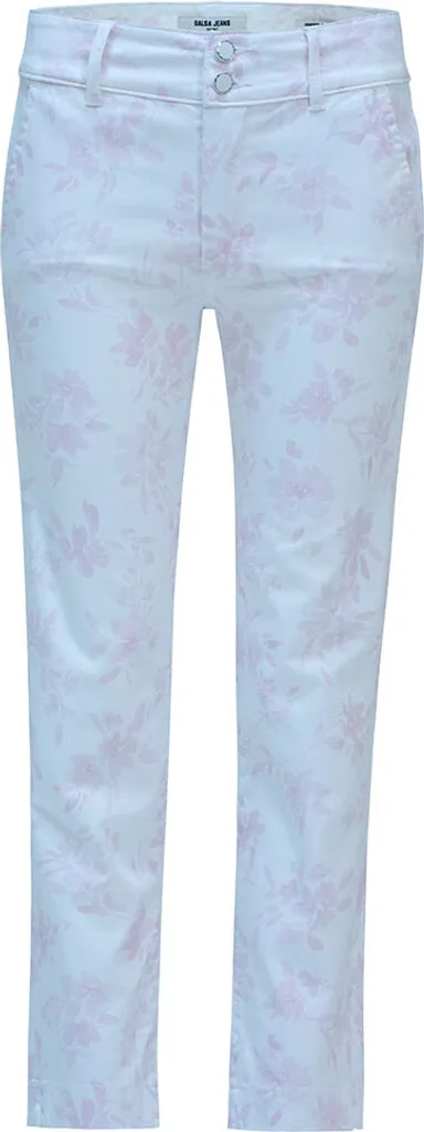 Salsa Jeans 21009708 Pantalon Blanc Coupe Slim Taille 29/28 pour Femme