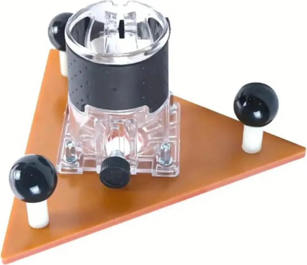 Plaque d'équilibrage ABS pour chanfreinage, base stable 65mm robuste
