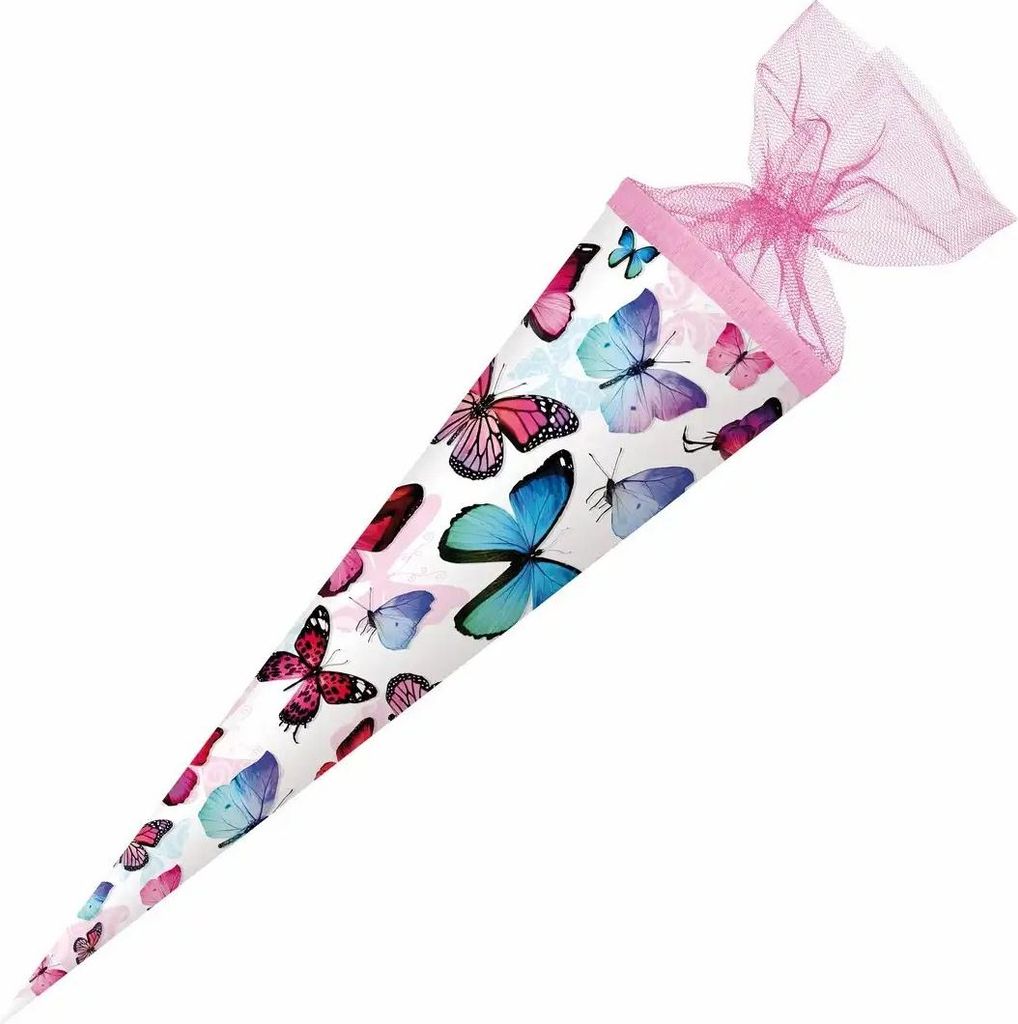 Nestler Schultüte Schmetterling rund 50cm Produktbild 