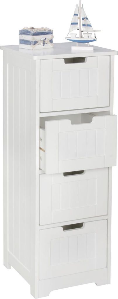 Badmeubel LUIS, landelijke stijl, MDF-hout, 30 x 83 x 30 cm Productafbeelding 