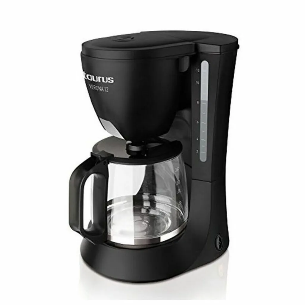 Cafetière filtre électrique TAURUS 12 tasses avec verseuse en verre