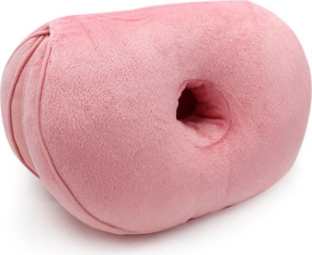 Buttocks Kissen Dual Comfort Seat Druck Relief schöne Pad Pink
