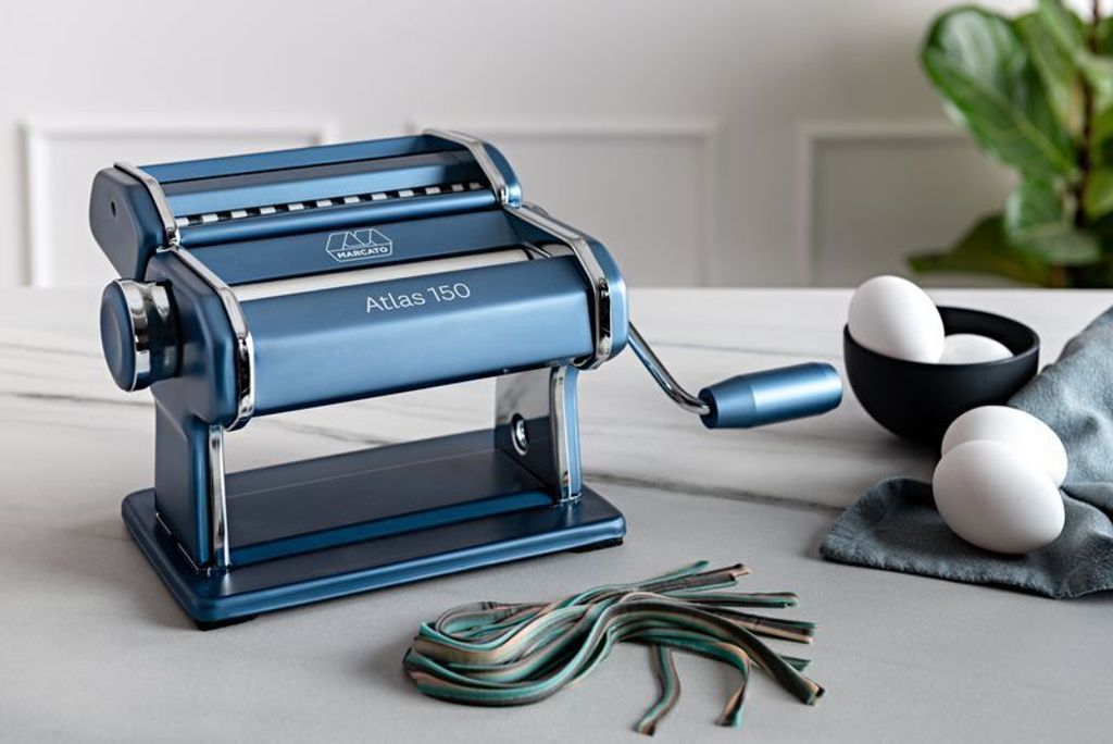 Atlas 150 Nudelmaschine Set Mit Motor + Trockner + Zubehör – Für Hausgemachte Pasta Wie Vom Italiener