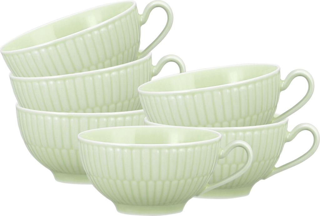 Seltmann Weiden Amina Seladon Teeobertasse 0,14 l 6er Set