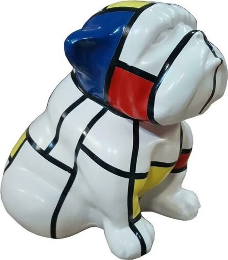 Figurine de Chien Designer Statue Moderne pour Décoration Jardin 45cm