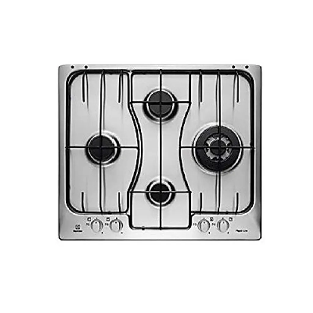 Plaque de cuisson gaz 60 cm Electrolux pour cuisine familiale inox