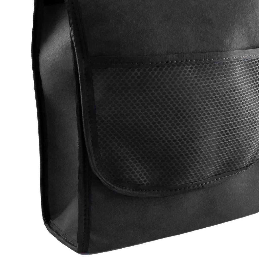 L & P Car Design Kofferraumtasche Organizer Autotasche Auto Kofferraum KFZ  Tasche Toolbag Aufbewahrungstasche mit Klettverschluss (Schwarz):  : Auto & Motorrad