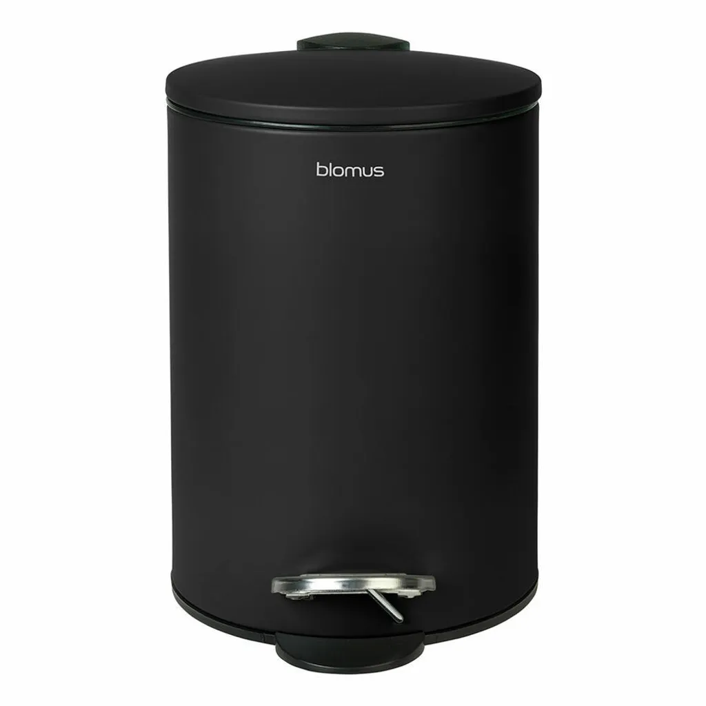 Cestino per pedali -TUBO- 3l nero opaco