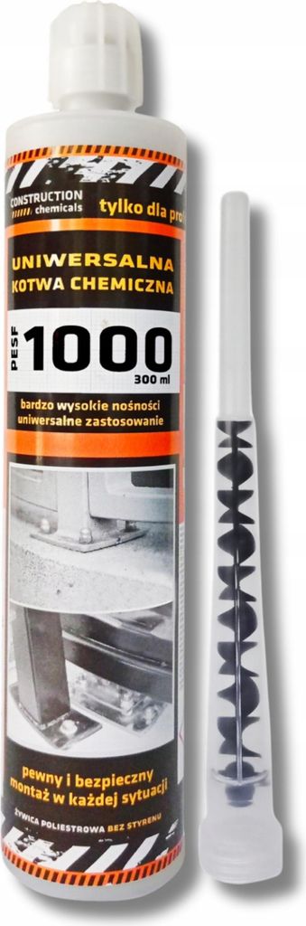 Verbundmörtel - Chemiedübel - PESF1000 - 300 ml - Injektionsmörtel - Schwerlast - für Beton und Mauerwerk