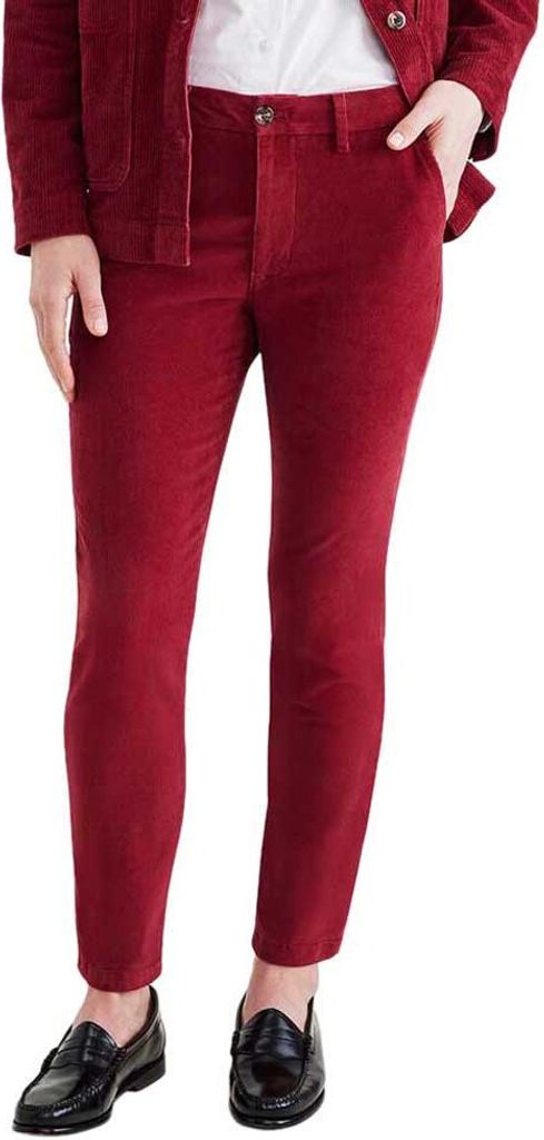 Dockers Weekend Skinny Chinohose Rot 28 / 27 Frau Rot 28