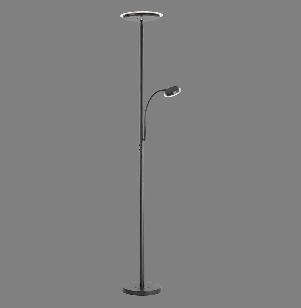 Lampadaire LED pour coin lecture, intensité variable et tête inclinable - 2