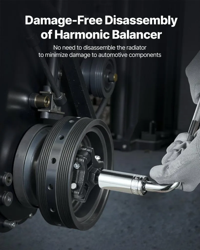 Kit Extracteur d'Équilibrage Harmonique à 3 Mâchoires Réglable Pro - 2