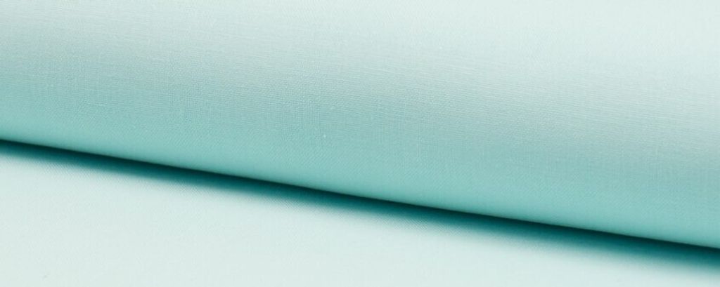 Kreativstoff Baumwollstoff Fahnentuch einfarbig hellmint1,45m Breite