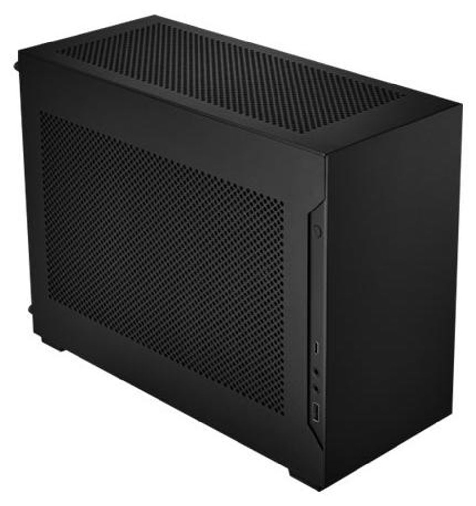 LIAN LI x DAN Cases A4-H2O PC-Gehäuse, Mini-Gehäuse, Mini-ITX, PCIe 5.0 Riser - schwarz