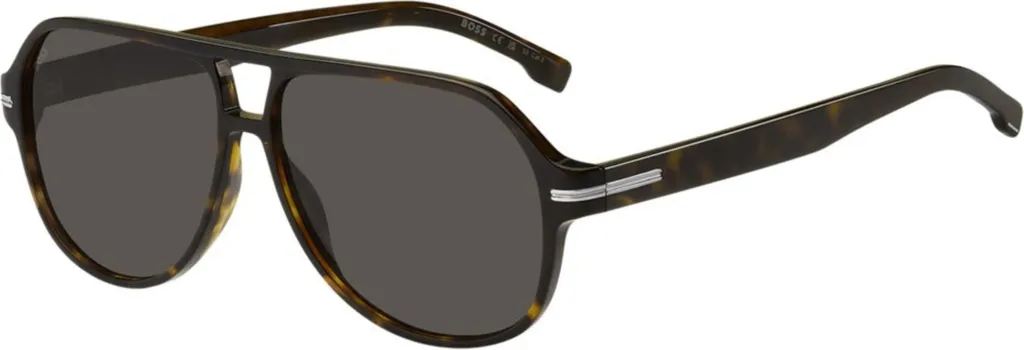 Lunettes de soleil BOSS BOSS 1507S86 en acétate havane pour homme