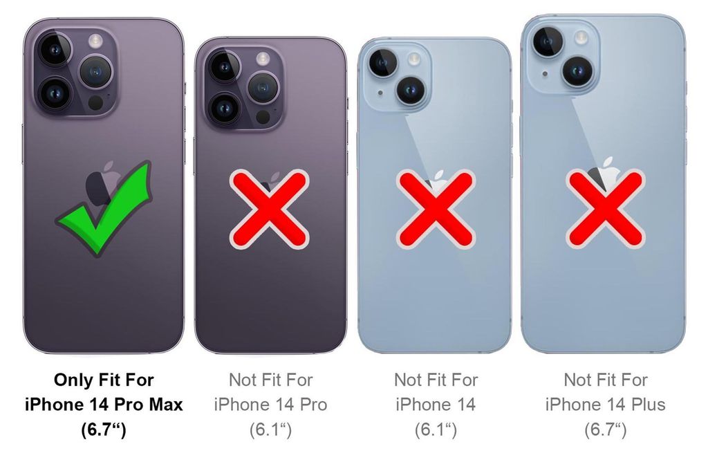 Handyhlle fr iPhone 14 Pro Max Hlle Flip Case klappbare