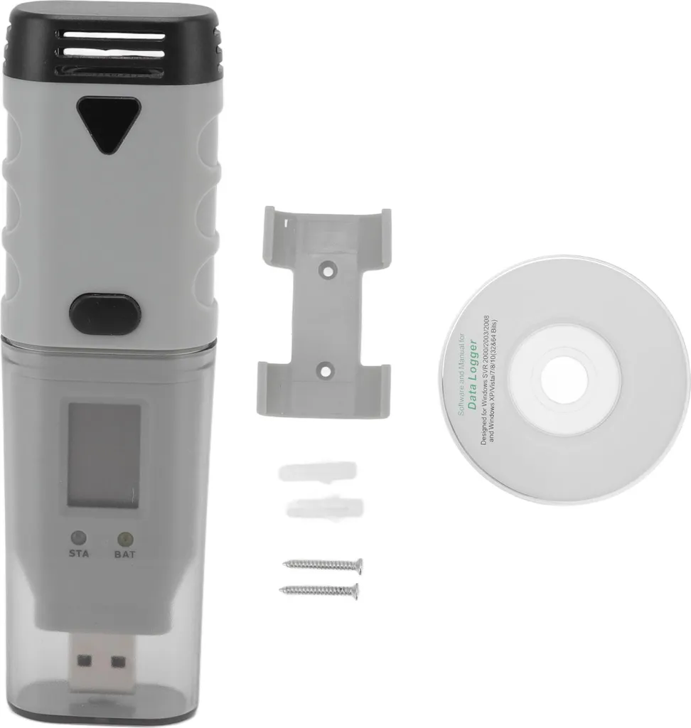 Enregistreur température format stylo USB portable avec capteur humidité