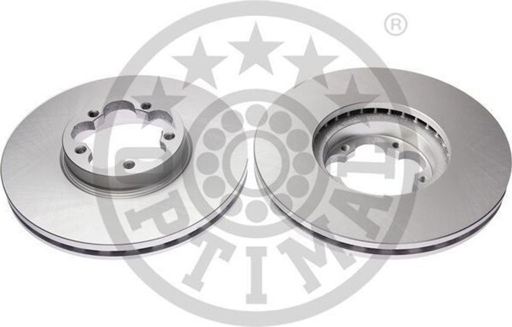 2x OPTIMAL Bremsscheibe BS-9284HC vorne für FORD TRANSIT MK-7 Bus 61mm 308mm