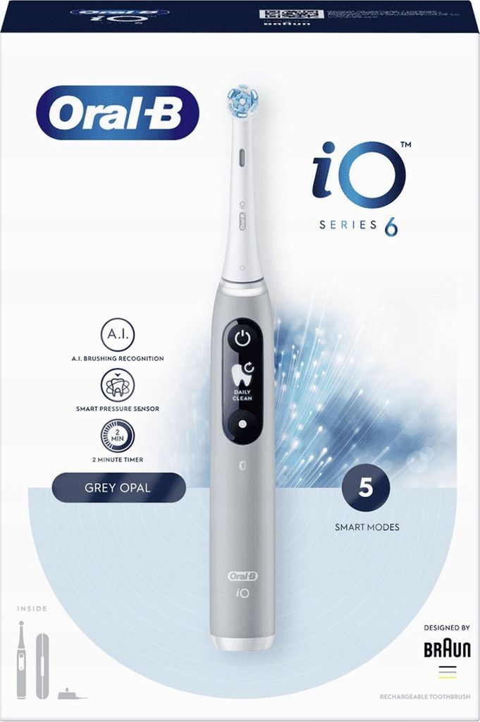Oral-B iO Series 6 + Reiseetui grey opal Produktbild 17
