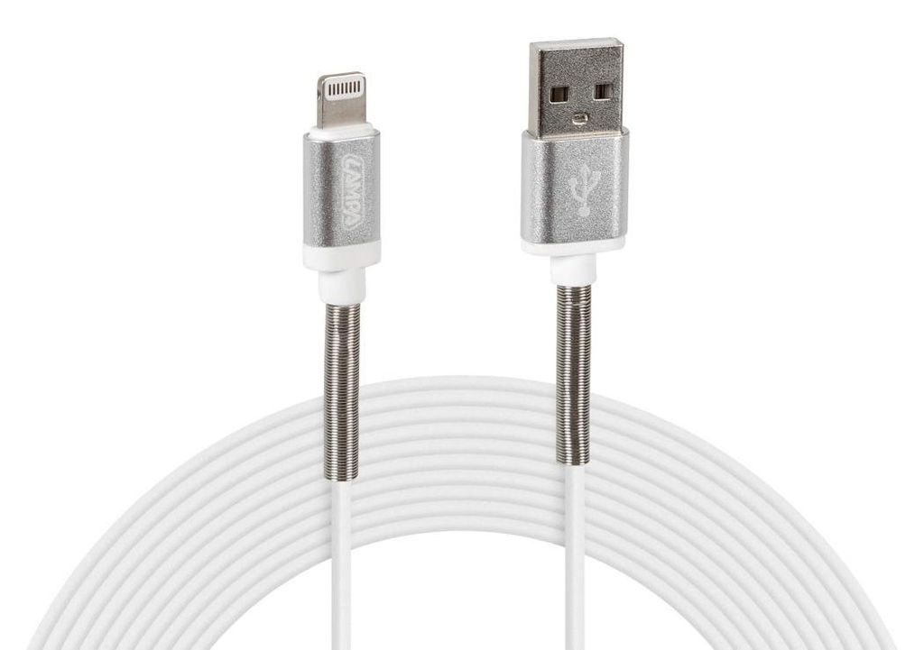 Kabel Lampa USB Lightning - 200 cm - Weiß
