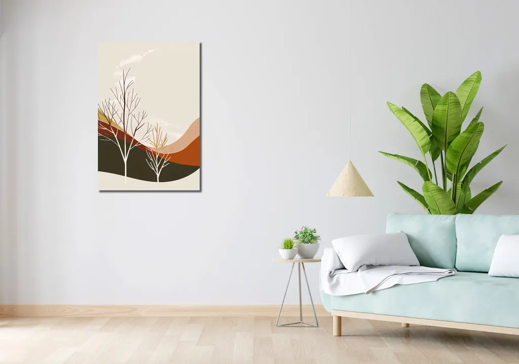 Image Vue du Désert 60 x 90 cm pour Décoration de Salon ou de Chambre