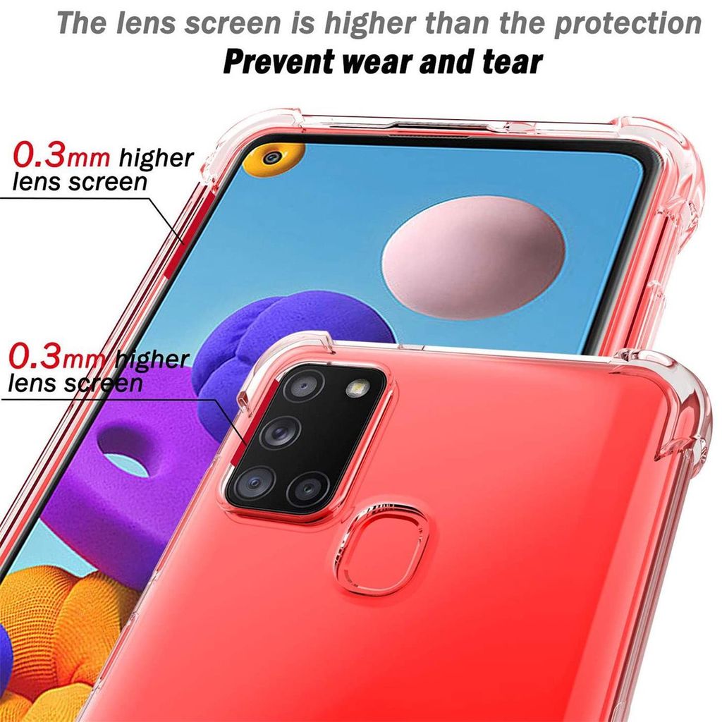 Hülle für Samsung Galaxy A21s Schutzhülle Anti Shock Handy Produktbild 2