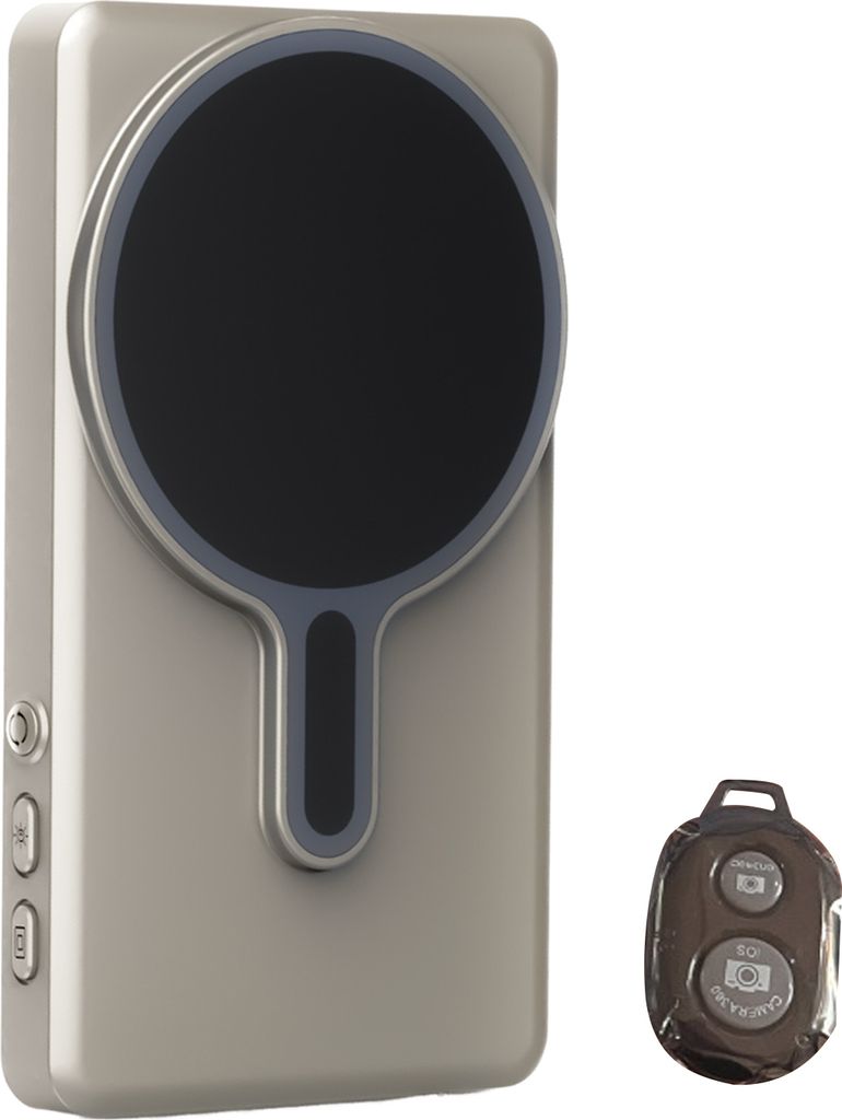Selfie-Monitor-Bildschirm mit Bluetooth-kompatibler Fernbedienung, magnetischer Clip, Live-Screen-Sharing, einstellbare Helligkeit, Live-Stream, Se...