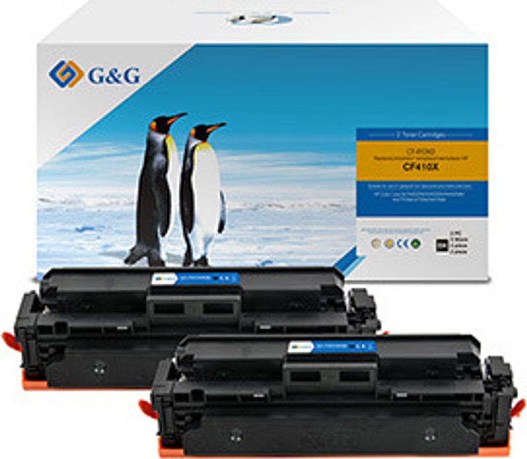 G&G kompatybilny toner z HP CF410X, NT-PH410XBK, HP 410X, schwarz, 6500s, hohe Kapazität
