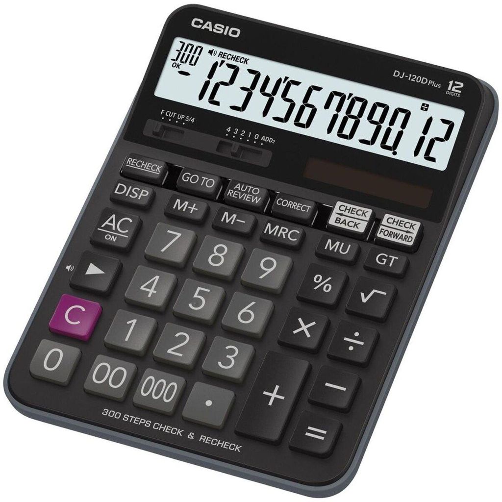 Casio DJ-120D Plus - Calculatrice de bureau - 12 chiffres - Image du produit 