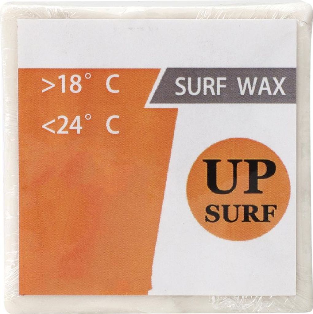 UPSURF Quadratisches, transparentes, milchweißes Surfbrett, professionelles Surfbrett, Anti-Rutsch-Wachs, Surf-Werkzeug-Zubehör (warm)