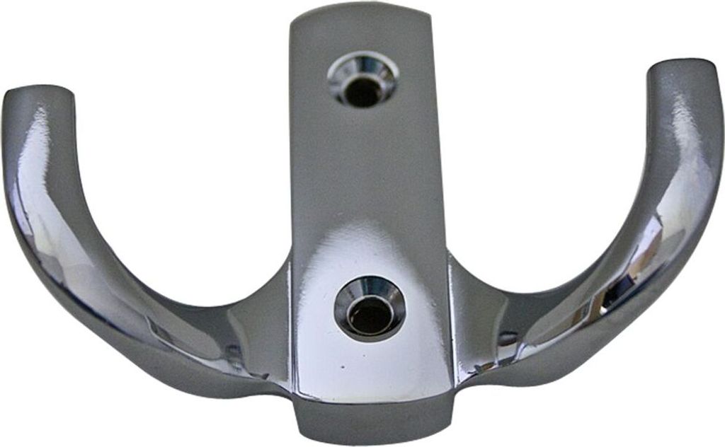 Kleiderhaken Ausführung Chrom glänzend Garderobenhaken Mantelhaken aus Metall