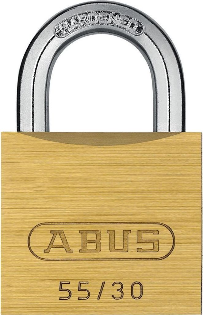 ABUS 02854, Herkömmliches Vorhängeschloss, Tastensperre, Gleichschließung, Zaun, Garage, Schuppen, Aufbewahrungsspind, Werkzeugkasten, Anhänger...